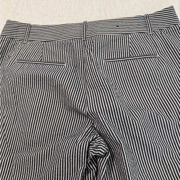 Ann Taylor Striped Seersucker Devin Bermuda Walking Shorts Size 12 - Picture 9 of 9